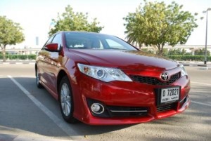 Camry 2012 front grille and headlamps