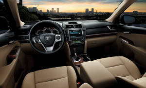 Camry 2012 comfortable cabin