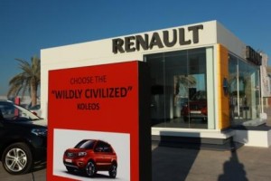Renault Pop up offers test drive of Koleos with an iPad on purchase