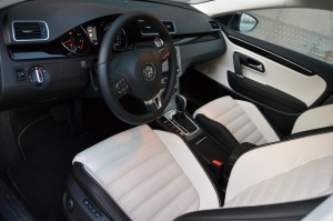 Volkswagen CC interiors are classy in leather and wood