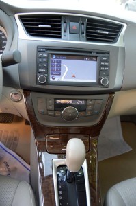 Nissan Sentra touch screen controls are simple 