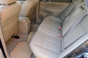 Nissan Sentra rear vents and range of options