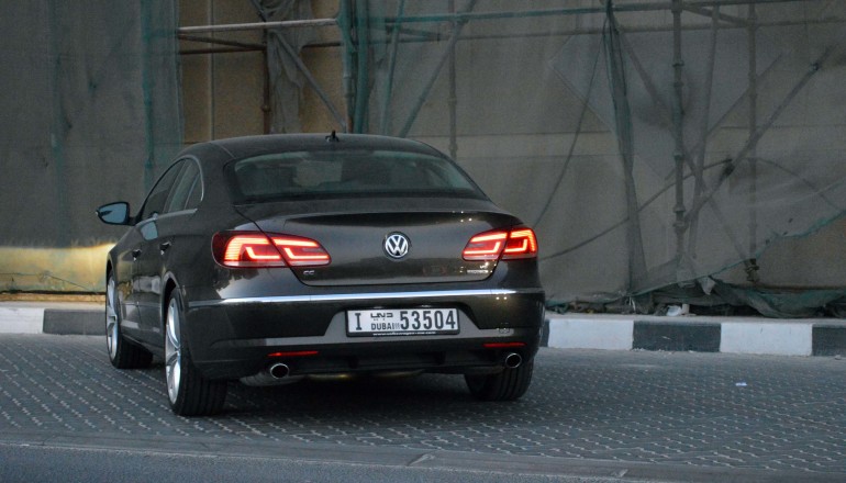 Volkswagen CC road test Dubai UAE