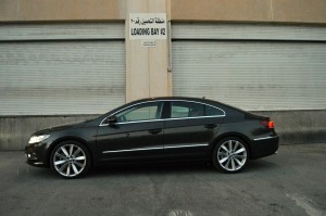 VW CC side view and length