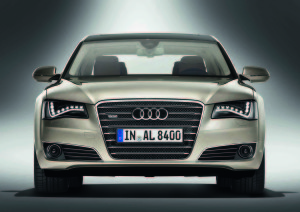 Audi A8 LED lights debut