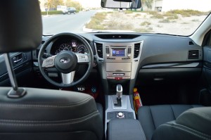 Subaru Legacy spacious cabin