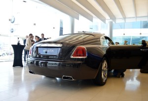 Rolls Royce Wraith wheels and rear