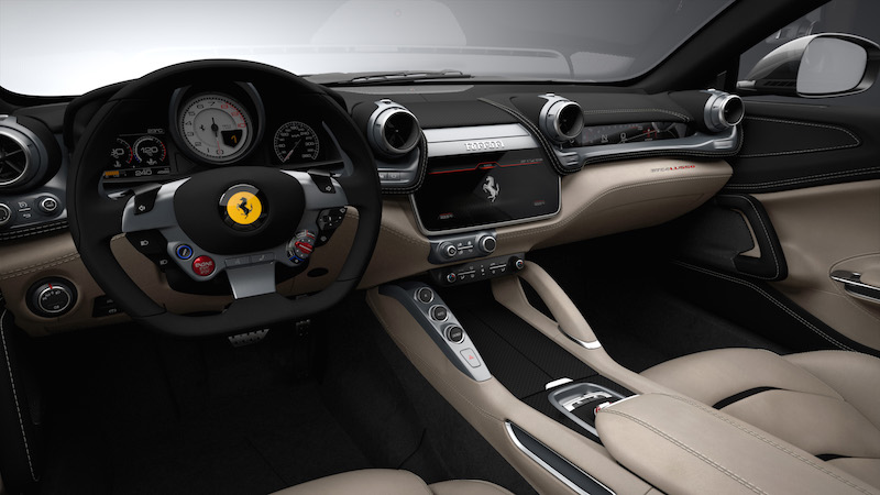 Ferrari GTC4Lusso interiors