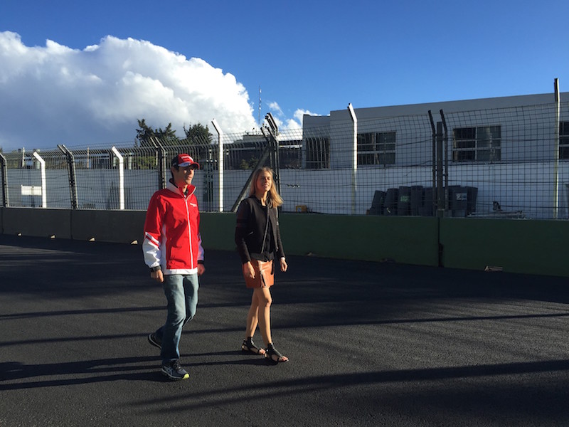 Bruno Senna and Nicki Shields( Mexico