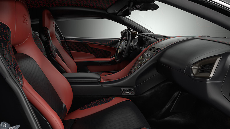 Aston Martin Vanquish Zagato Concept interiors