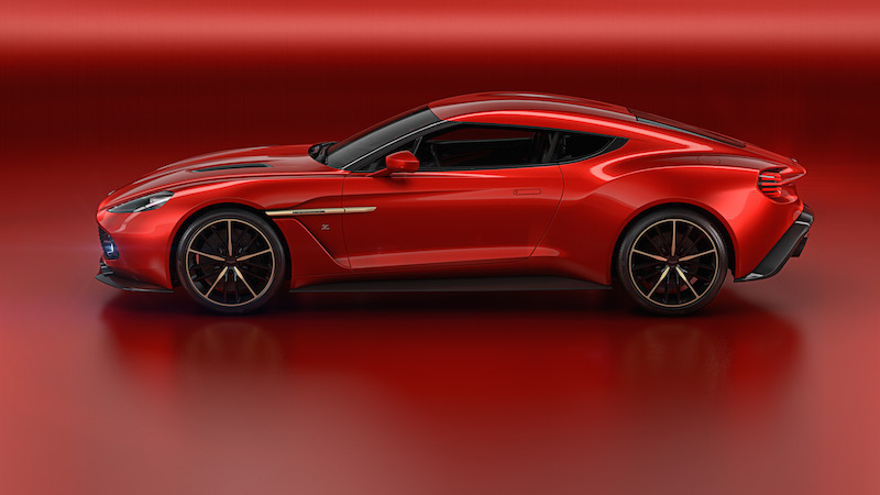 Aston Martin Vanquish Zagato Concept profile