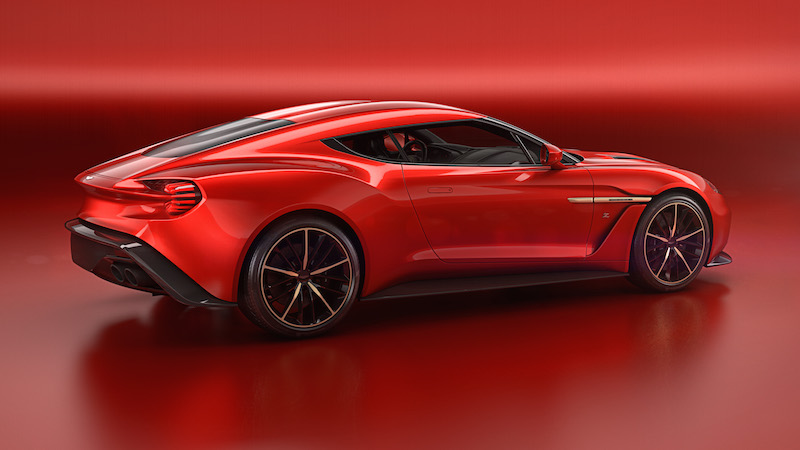 Aston Martin Vanquish Zagato Concept rear profile