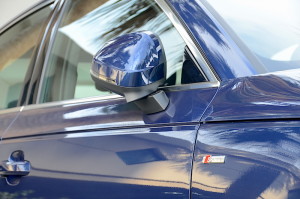 Side mirror is now mounted on the shoulder, like the R8 or TT.