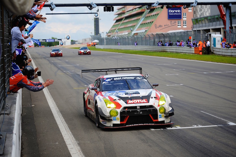 Nissan GT Academy Team at the Nürburgring 24 Hours on the 30th of May.