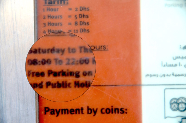 new parking times