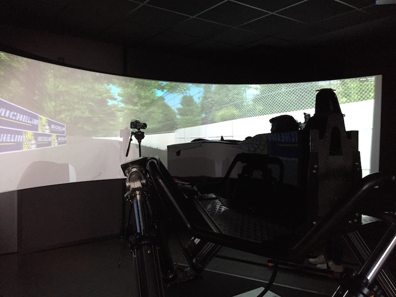 The racers have to depend a lot on advanced simulators as the City based track doesn't allow much real-world practice!