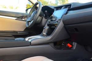 Honda Civic 2016 console