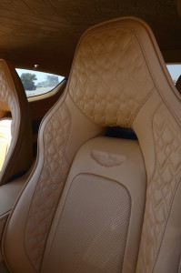 Aston Martin Rapide S 2017 leather seat