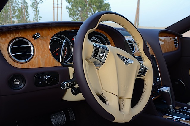 Bentley Continental GT 2016 V8 cabin