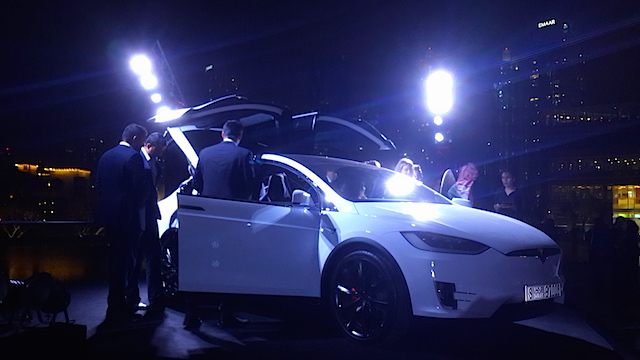 Tesla Model S launch
