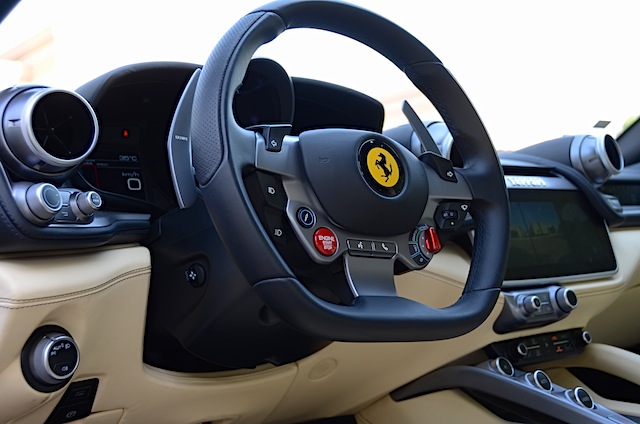 Ferrari GTC4Lusso steering