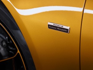 Porsche 911 Turbo S Exclusive series badge