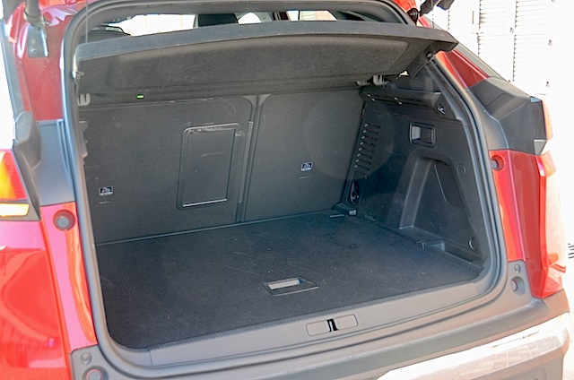 Peugeot 3008 boot space