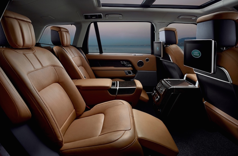 2018 Range Rover rear cabin