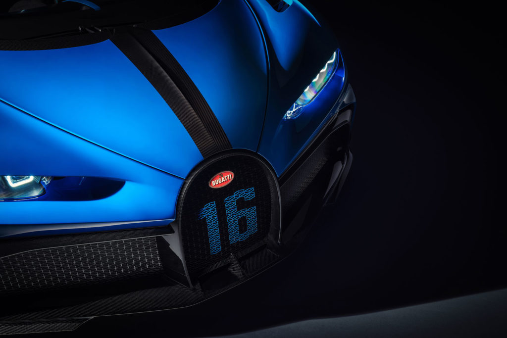 Bugatti Chiron Pur Sport lucky number