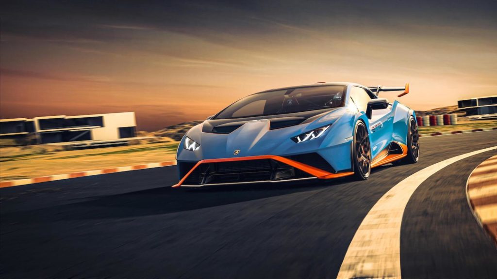 Lamborghini Huracan STO track