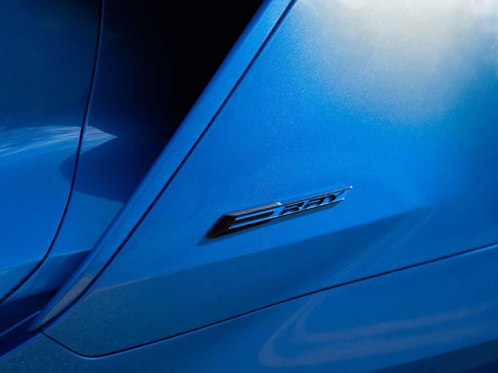 Chevrolet Corvette E-Ray badge