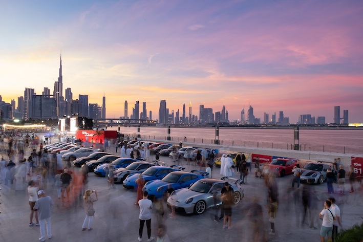 Icons of Porsche in Dubai