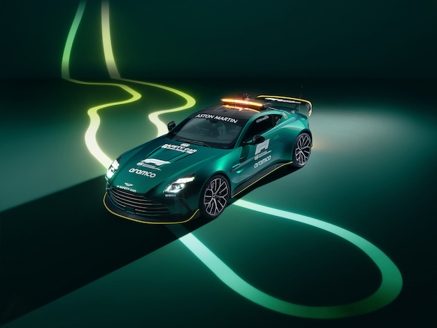 Aston Martin Vantage is new F1 safety car