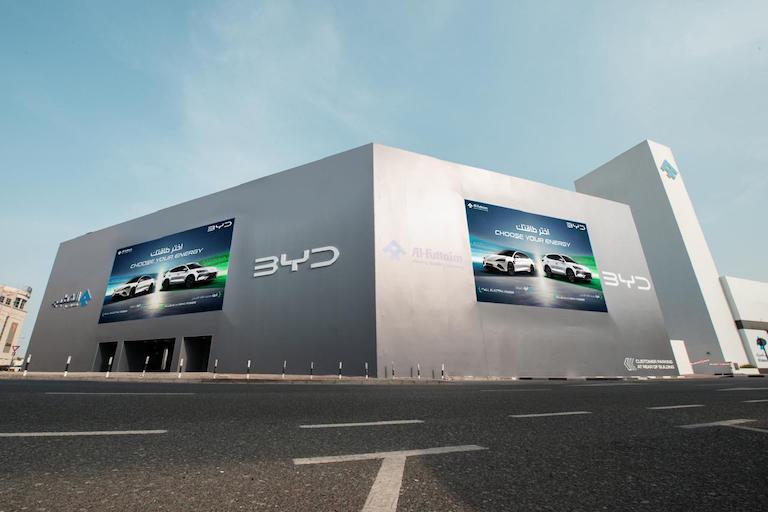 BYD Sheikh Zayed Road showroom