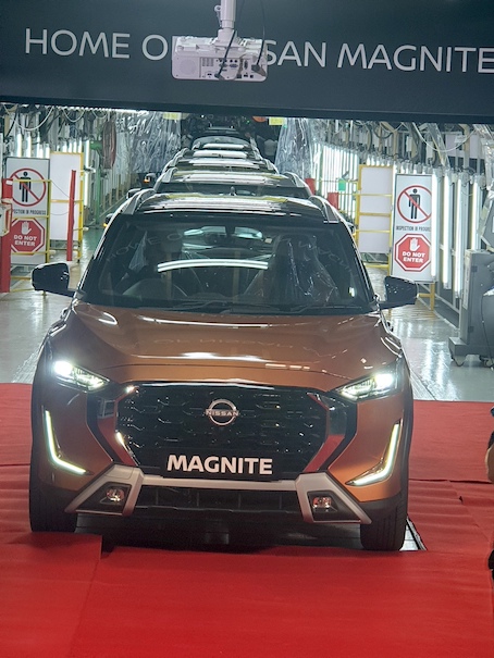 Nissan Magnite Made in India in Renault Nissan Alliance plant