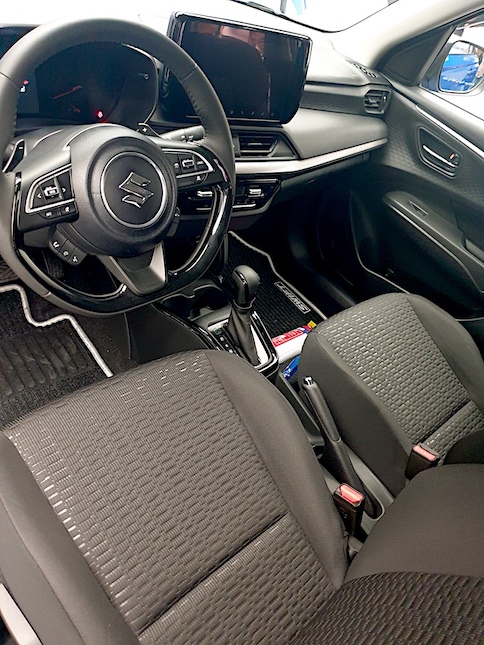 Suzuki Swift seat comfort