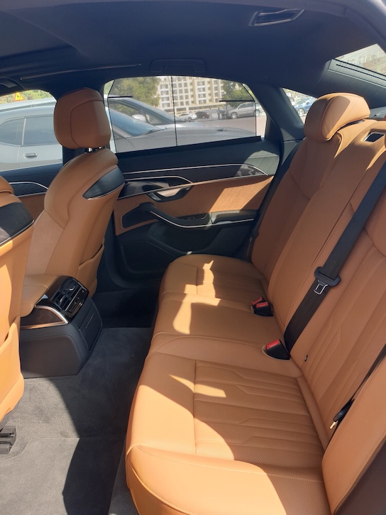 Audi A8 flagship sedan seat comfort