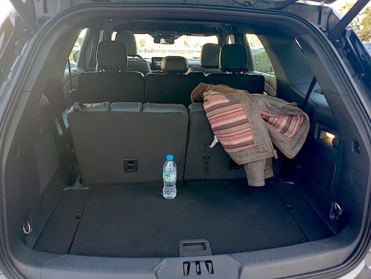 Ford Explorer large boot space