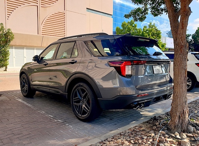 Ford Explorer ST is the top variant and a sporty family SUV