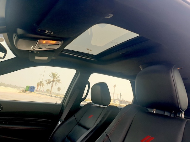 Dodge Durango family SUV with small sunroof