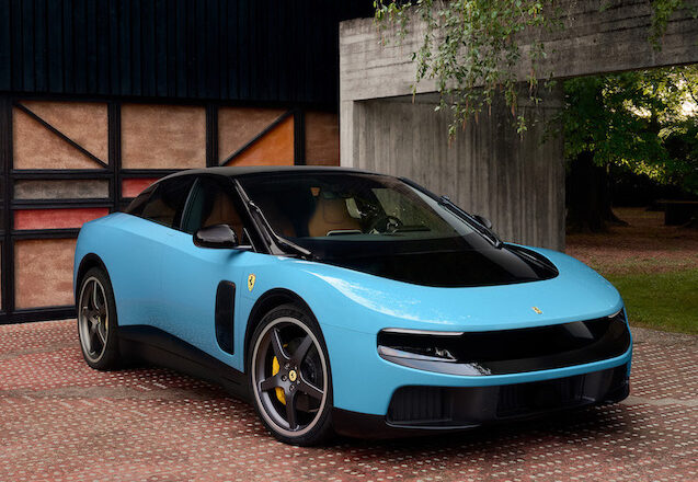 Ferrari Luce Electric Car in Blue