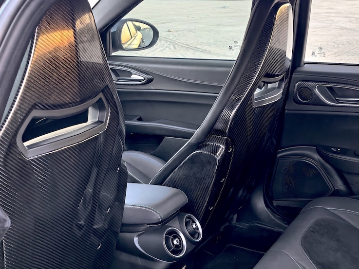 Alfa Romeo Giulia Quadrifoglio carbon fibre