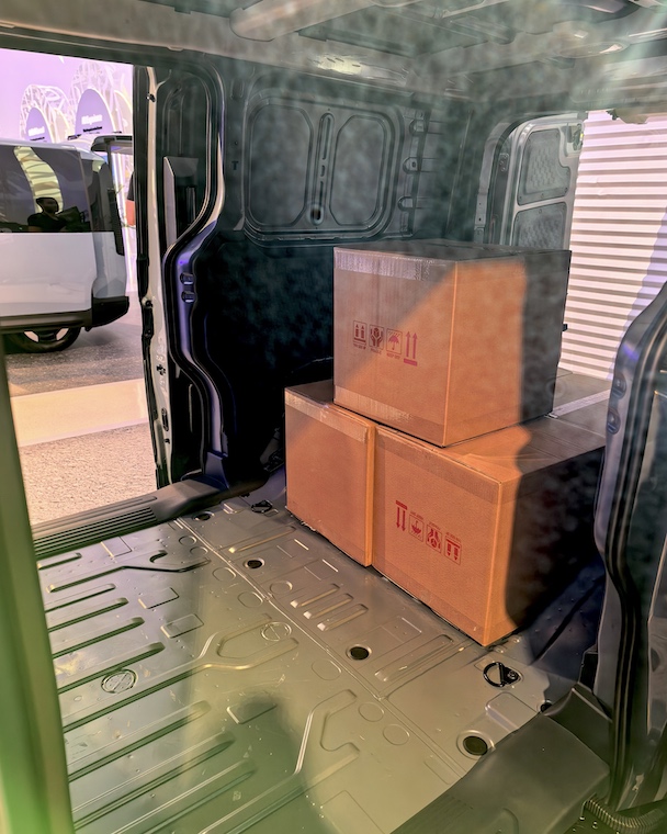 Kia PV5 electric MPV cargo space