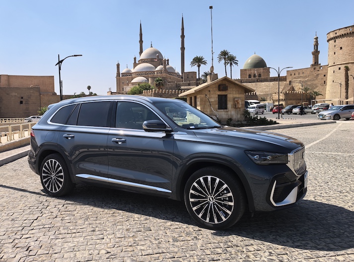 Geely Monjaro Cairo launch drive