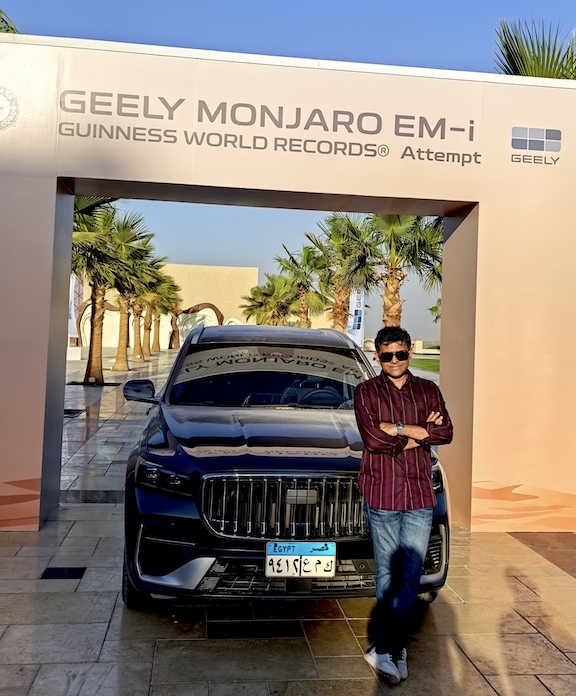 Geely Monjaro EM-i achieves guinness world record